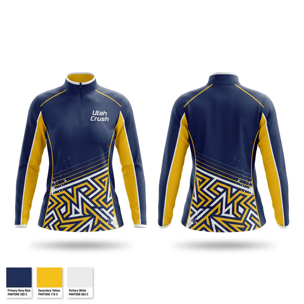 Quarter Zip Jacket, Utah Crush, Baseball, Teamtime, Team time, sublimation, custom sports apparel, team uniforms, spirit wear, spiritwear, sports uniforms, custom shirts, team store, custom team store, fundraiser sports, apparel fundraiser