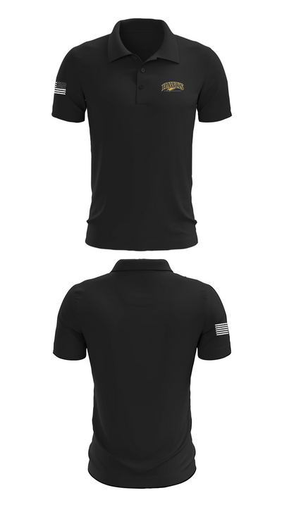 Hazelwood Central Hawks Volleyball 66580807 Short Sleeve Performance Polo - 28