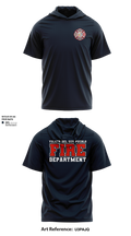 Tribal Fire Department 71882774 Short Sleeve Performance Shirt with hood - 105