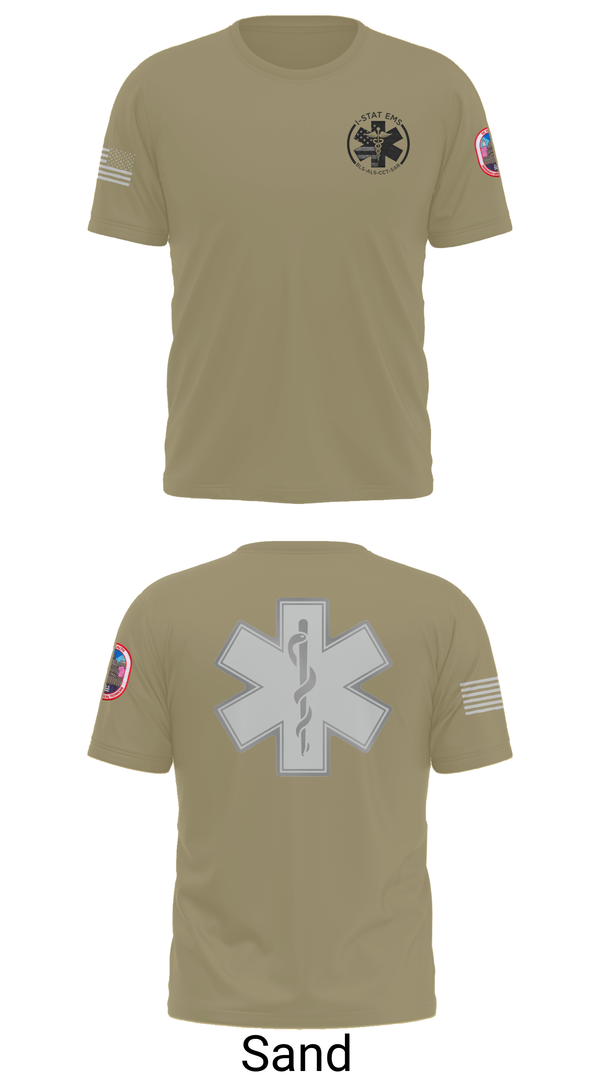Short Sleeve Performance Shirt, I-STAT EMS, , Teamtime, Team time, sublimation, custom sports apparel, team uniforms, spirit wear, spiritwear, sports uniforms, custom shirts, team store, custom team store, fundraiser sports, apparel fundraiser