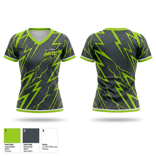 Womens Short Sleeve Vneck Shirt, Oklahoma Havoc, Baseball, Teamtime, Team time, sublimation, custom sports apparel, team uniforms, spirit wear, spiritwear, sports uniforms, custom shirts, team store, custom team store, fundraiser sports, apparel fundraiser