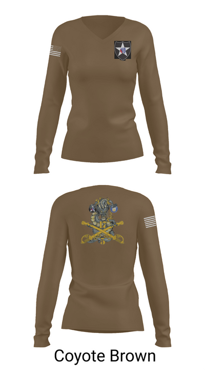 5-17 68237132 Women's Long Sleeve V-neck Shirt - 17