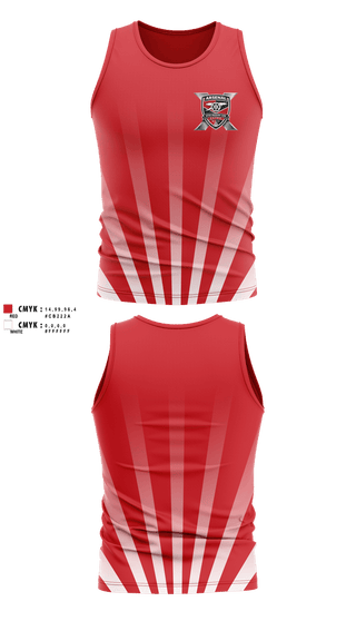 Tank Top, Region 1398 Arsenal, Men's Soccer, Teamtime, Team time, sublimation, custom sports apparel, team uniforms, spirit wear, spiritwear, sports uniforms, custom shirts, team store, custom team store, fundraiser sports, apparel fundraiser
