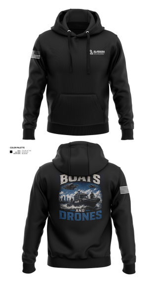 Hoodie, Alabama Port Authority Police, Police, Teamtime, Team time, sublimation, custom sports apparel, team uniforms, spirit wear, spiritwear, sports uniforms, custom shirts, team store, custom team store, fundraiser sports, apparel fundraiser