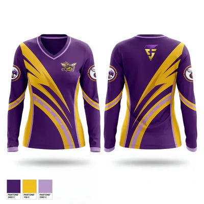 Tennessee Stingers 72905254 Women's Long Sleeve V-neck Shirt - 1