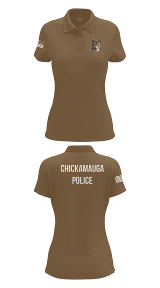 Womens Short Sleeve Performance Polo, Chickamauga Police, , Teamtime, Team time, sublimation, custom sports apparel, team uniforms, spirit wear, spiritwear, sports uniforms, custom shirts, team store, custom team store, fundraiser sports, apparel fundraiser