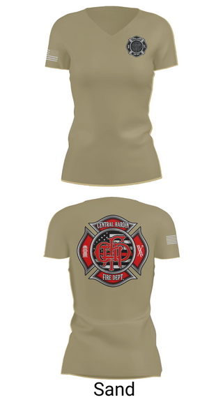 Womens Short Sleeve Vneck Shirt, Central, , Teamtime, Team time, sublimation, custom sports apparel, team uniforms, spirit wear, spiritwear, sports uniforms, custom shirts, team store, custom team store, fundraiser sports, apparel fundraiser