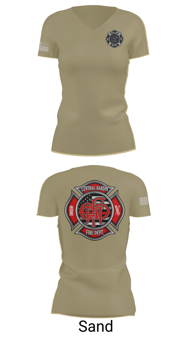 Womens Short Sleeve Vneck Shirt, Central, , Teamtime, Team time, sublimation, custom sports apparel, team uniforms, spirit wear, spiritwear, sports uniforms, custom shirts, team store, custom team store, fundraiser sports, apparel fundraiser