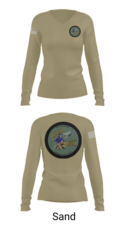 Backstep training group 69830165 Women's Long Sleeve V-neck Shirt - 97