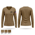 Goodman Police Department Women's Long Sleeve V-neck Shirt - 1