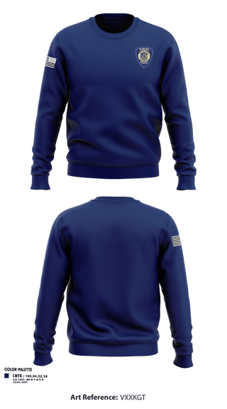 Crew Neck Sweatshirt, Town of Evans Police, Police, Teamtime, Team time, sublimation, custom sports apparel, team uniforms, spirit wear, spiritwear, sports uniforms, custom shirts, team store, custom team store, fundraiser sports, apparel fundraiser