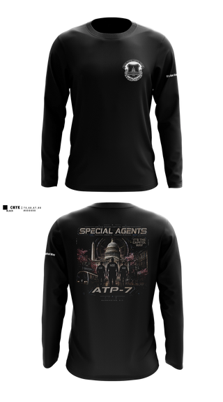 Long Sleeve Performance Shirt, ATP-7, Police, Teamtime, Team time, sublimation, custom sports apparel, team uniforms, spirit wear, spiritwear, sports uniforms, custom shirts, team store, custom team store, fundraiser sports, apparel fundraiser