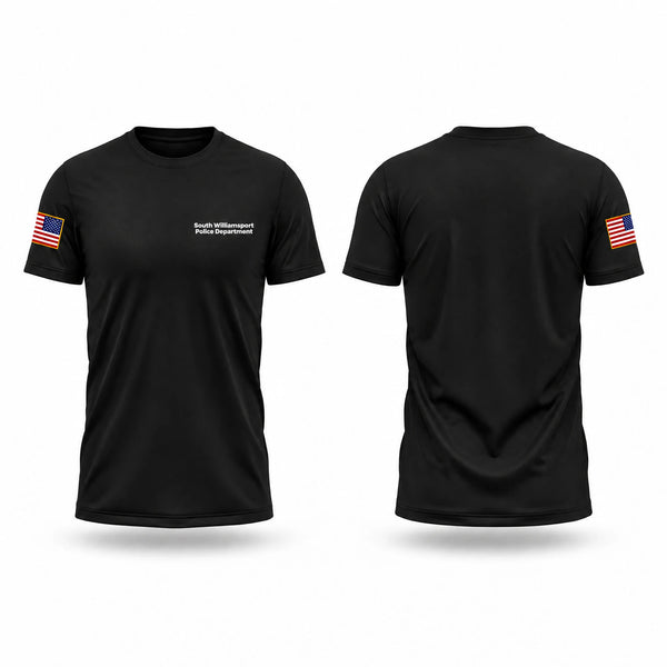 Old School Cotton Feel Shirt, South Williamsport Police Department, Police, Teamtime, Team time, sublimation, custom sports apparel, team uniforms, spirit wear, spiritwear, sports uniforms, custom shirts, team store, custom team store, fundraiser sports, apparel fundraiser