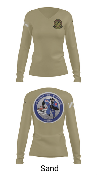 Womens Long Sleeve Vneck Shirt, 403 MXS, , Teamtime, Team time, sublimation, custom sports apparel, team uniforms, spirit wear, spiritwear, sports uniforms, custom shirts, team store, custom team store, fundraiser sports, apparel fundraiser