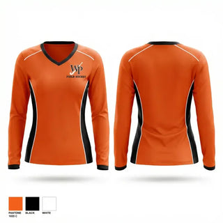 Womens Long Sleeve Vneck Shirt, William Paterson Field Hockey, Field Hockey, Teamtime, Team time, sublimation, custom sports apparel, team uniforms, spirit wear, spiritwear, sports uniforms, custom shirts, team store, custom team store, fundraiser sports, apparel fundraiser