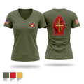 3/8 WEAPONS COMPANY Women's Short Sleeve V-neck Shirt - 1