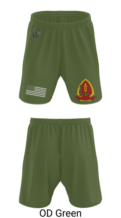 1st Bn 2mar 2nd MarDiv 35824328 Athletic Shorts With Pockets - 49