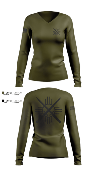 Womens Long Sleeve Vneck Shirt, Doña Ana Sheriff’s Special Response Team, Police, Teamtime, Team time, sublimation, custom sports apparel, team uniforms, spirit wear, spiritwear, sports uniforms, custom shirts, team store, custom team store, fundraiser sports, apparel fundraiser