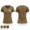 1-145 brovo battery 36095153 Women's Short Sleeve V-neck Shirt - 1