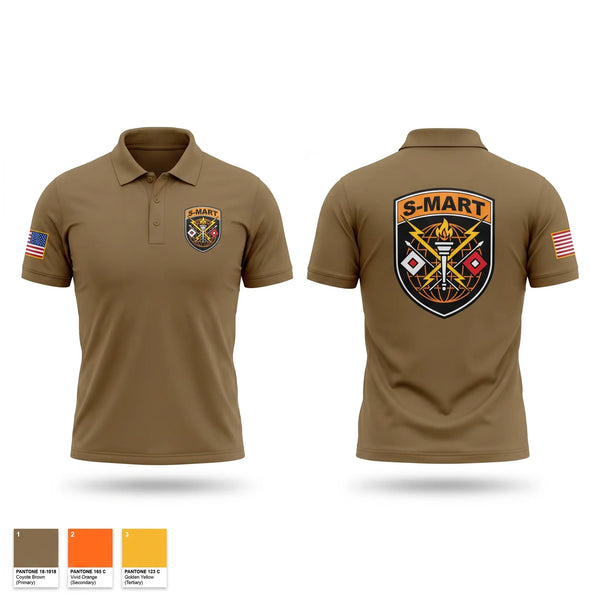 Short Sleeve Performance Polo, S-MART, Army, Teamtime, Team time, sublimation, custom sports apparel, team uniforms, spirit wear, spiritwear, sports uniforms, custom shirts, team store, custom team store, fundraiser sports, apparel fundraiser