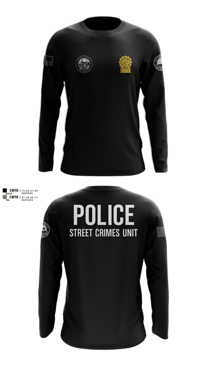 STREET CRIMES 66596550 Long Sleeve Performance Shirt 107