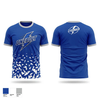 Short Sleeve Performance Shirt, Lysander Lightning, Ice Hockey, Teamtime, Team time, sublimation, custom sports apparel, team uniforms, spirit wear, spiritwear, sports uniforms, custom shirts, team store, custom team store, fundraiser sports, apparel fundraiser