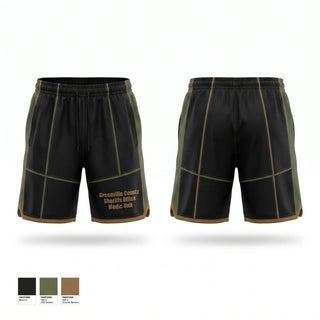 Athletic Shorts With Pockets, Greenville County Sheriff’s Office - Medic Unit, Police, Teamtime, Team time, sublimation, custom sports apparel, team uniforms, spirit wear, spiritwear, sports uniforms, custom shirts, team store, custom team store, fundraiser sports, apparel fundraiser