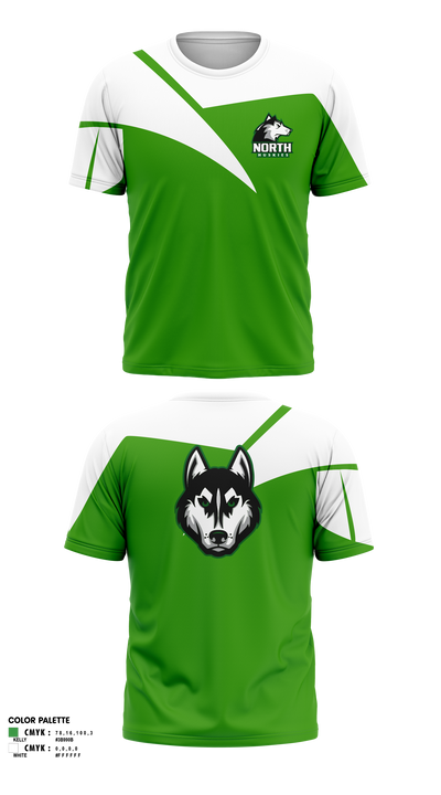 North Huskies Short Sleeve Performance Shirt - 2