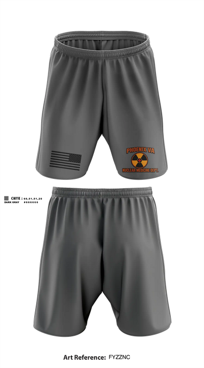 PHX NUC MED Athletic Shorts With Pockets - 50