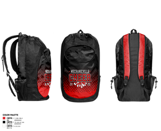 Gear Bag, Mechanicville High School Cheer, Cheer, Teamtime, Team time, sublimation, custom sports apparel, team uniforms, spirit wear, spiritwear, sports uniforms, custom shirts, team store, custom team store, fundraiser sports, apparel fundraiser
