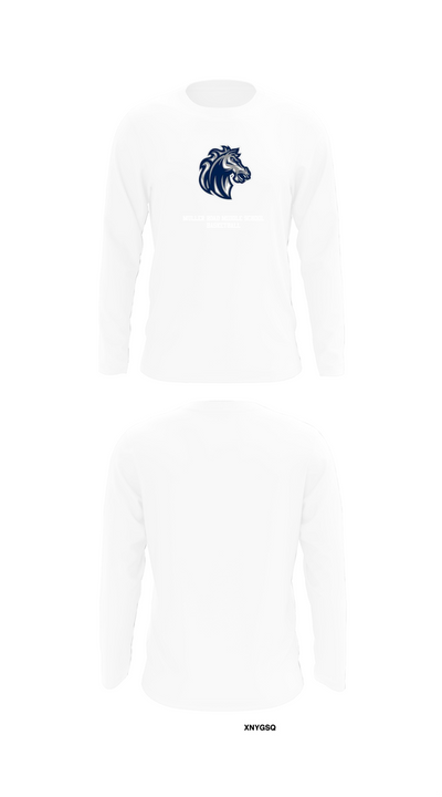 Muller Road Middle School Basketball 79179816 Long Sleeve Performance Shirt 8
