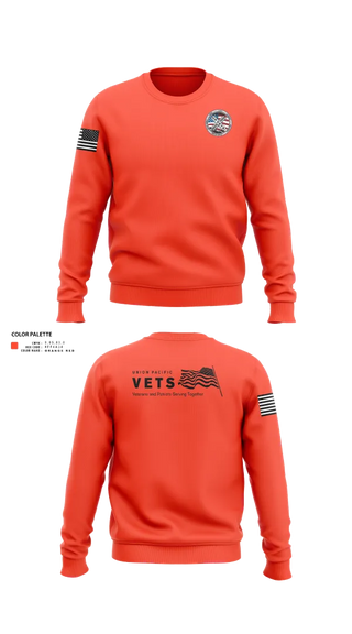 Crew Neck Sweatshirt, South Texas UPVETS, , Teamtime, Team time, sublimation, custom sports apparel, team uniforms, spirit wear, spiritwear, sports uniforms, custom shirts, team store, custom team store, fundraiser sports, apparel fundraiser