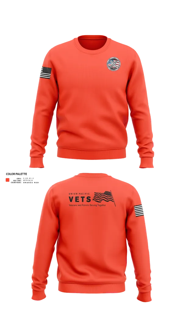 Crew Neck Sweatshirt, South Texas UPVETS, , Teamtime, Team time, sublimation, custom sports apparel, team uniforms, spirit wear, spiritwear, sports uniforms, custom shirts, team store, custom team store, fundraiser sports, apparel fundraiser