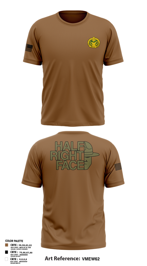 Short Sleeve Performance Shirt, C Co 2/397th, Army, Teamtime, Team time, sublimation, custom sports apparel, team uniforms, spirit wear, spiritwear, sports uniforms, custom shirts, team store, custom team store, fundraiser sports, apparel fundraiser