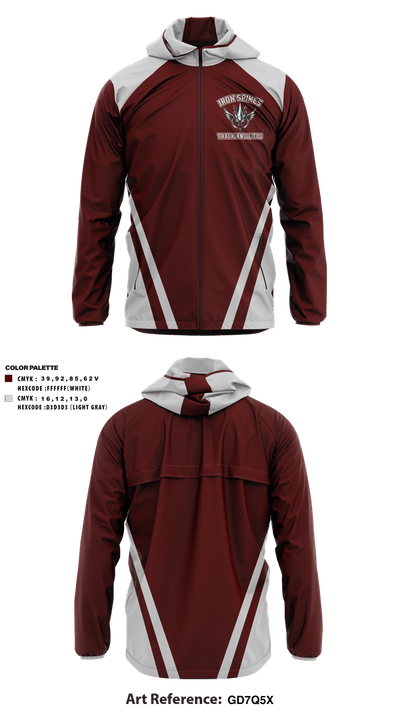 Iron Spikes Track & Field Club 34200825 Windbreaker - 21