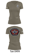 TEMS 74482637 Women's Short Sleeve V-neck Shirt - 6
