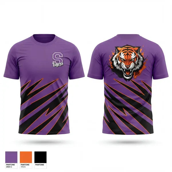 Short Sleeve Performance Shirt, Shelby Tigers, Wrestling, Teamtime, Team time, sublimation, custom sports apparel, team uniforms, spirit wear, spiritwear, sports uniforms, custom shirts, team store, custom team store, fundraiser sports, apparel fundraiser