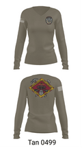 1st CRR 20727859 Women's Long Sleeve V-neck Shirt - 11