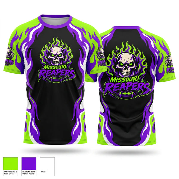 Short Sleeve Performance Shirt, Missouri Reapers, , Teamtime, Team time, sublimation, custom sports apparel, team uniforms, spirit wear, spiritwear, sports uniforms, custom shirts, team store, custom team store, fundraiser sports, apparel fundraiser