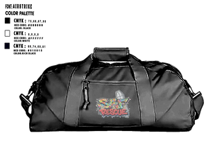 Duffle Bag, VooDoo RESCUE, Fire Department, Teamtime, Team time, sublimation, custom sports apparel, team uniforms, spirit wear, spiritwear, sports uniforms, custom shirts, team store, custom team store, fundraiser sports, apparel fundraiser
