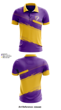 Purvis Middle School Cheer 52252572 Short Sleeve Performance Polo - 1