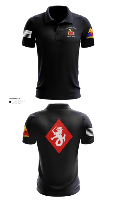 4-60th ADAR Short Sleeve Performance Polo - 100
