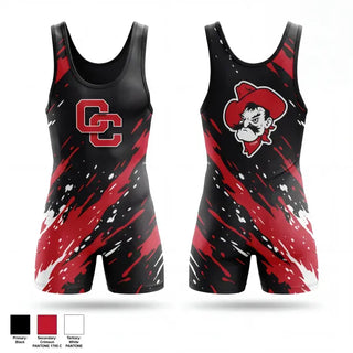 Wrestling Singlet, Cooper City Cowboys, Wrestling, Teamtime, Team time, sublimation, custom sports apparel, team uniforms, spirit wear, spiritwear, sports uniforms, custom shirts, team store, custom team store, fundraiser sports, apparel fundraiser