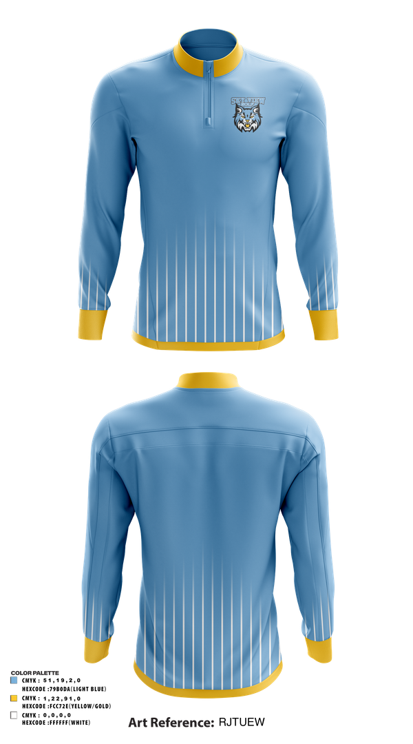 Quarter Zip Jacket, Sky View Boys Golf, Golf, Teamtime, Team time, sublimation, custom sports apparel, team uniforms, spirit wear, spiritwear, sports uniforms, custom shirts, team store, custom team store, fundraiser sports, apparel fundraiser