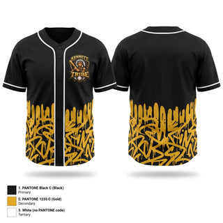 Full Button Baseball Jersey, Kennett Tribe, Baseball, Teamtime, Team time, sublimation, custom sports apparel, team uniforms, spirit wear, spiritwear, sports uniforms, custom shirts, team store, custom team store, fundraiser sports, apparel fundraiser