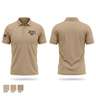 Short Sleeve Performance Polo, Western Oklahoma SRT, Police, Teamtime, Team time, sublimation, custom sports apparel, team uniforms, spirit wear, spiritwear, sports uniforms, custom shirts, team store, custom team store, fundraiser sports, apparel fundraiser