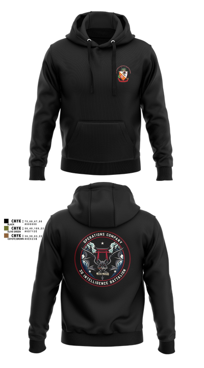 Operations Company 3d Intelligence Battalion 38917191 Hoodie - 11