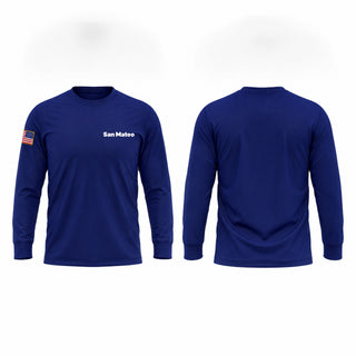 Long Sleeve Performance Shirt, San Mateo, Police, Teamtime, Team time, sublimation, custom sports apparel, team uniforms, spirit wear, spiritwear, sports uniforms, custom shirts, team store, custom team store, fundraiser sports, apparel fundraiser