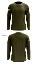 Mount Olive Police Department 51586812 Long Sleeve Performance Shirt - 1