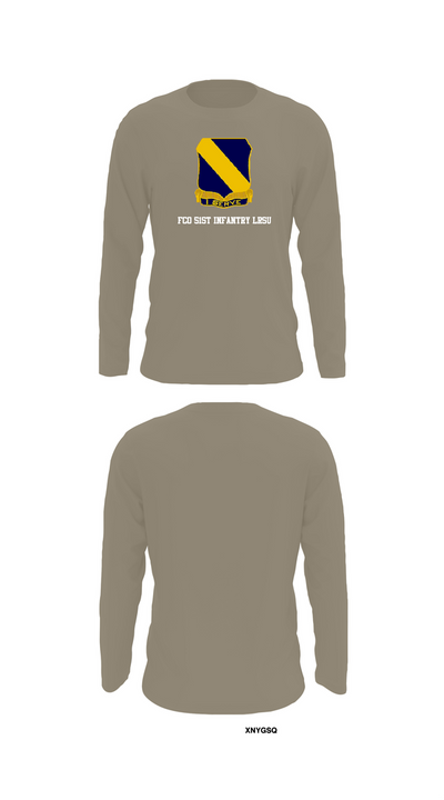Fco 51st infantry LRSU 81538423 Long Sleeve Performance Shirt 72